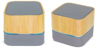 Altavoz de bambú personalizado